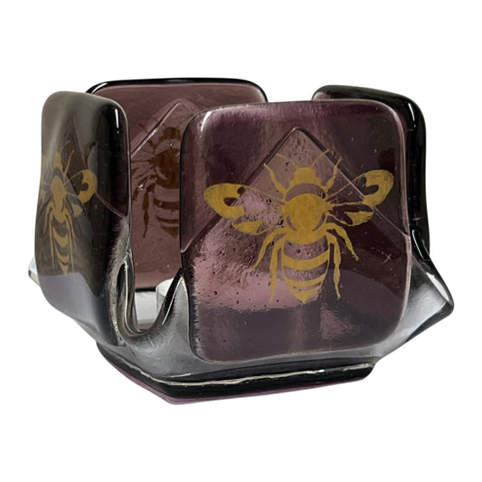 Honeybee in Light Violet