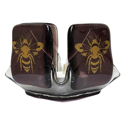Honeybee in Light Violet