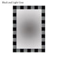 Black and Gray Glass Mirror