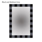 Black and Gray Glass Mirror