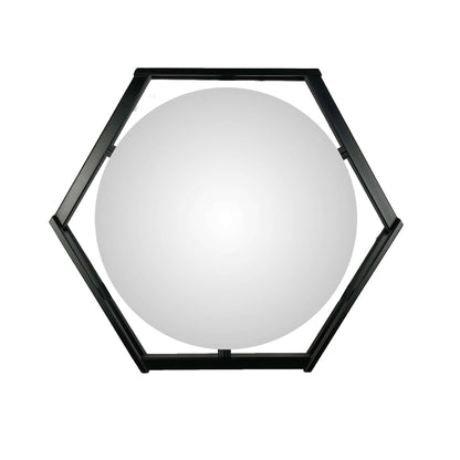 METAL HEXAGON FLOATING MIRROR